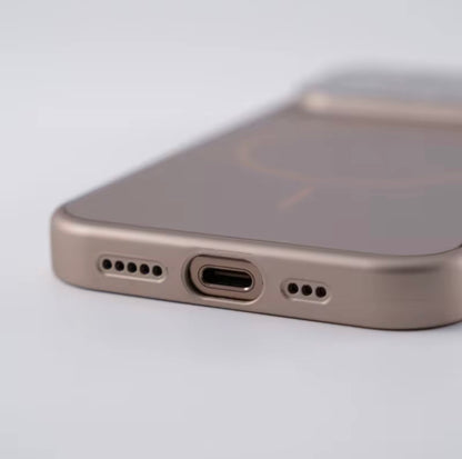 Matte Magnetic Glass Back Panel (transform any iPhone into a 17)