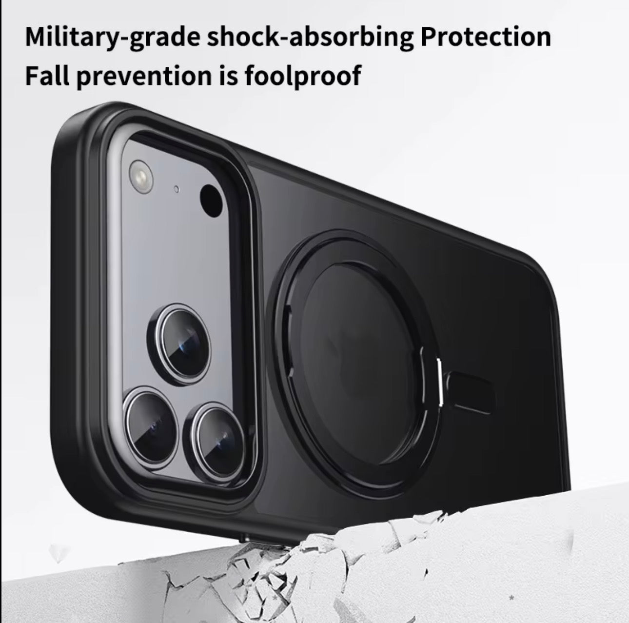 Matte Translucent Magnetic Case
