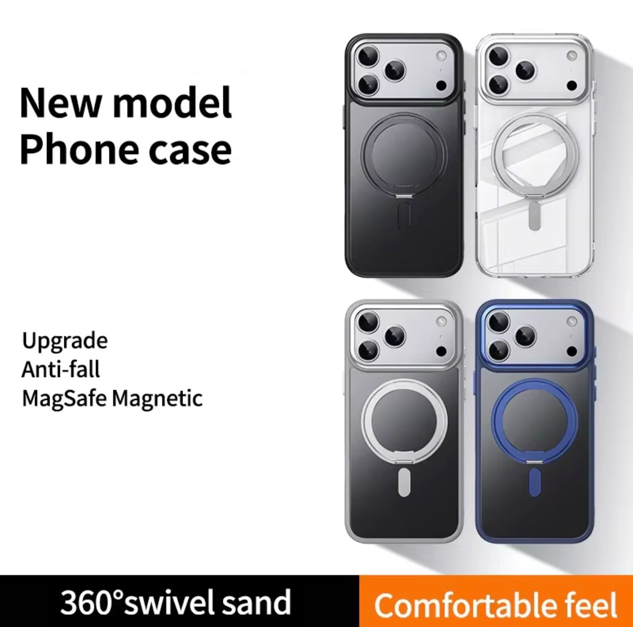 Matte Translucent Magnetic Case